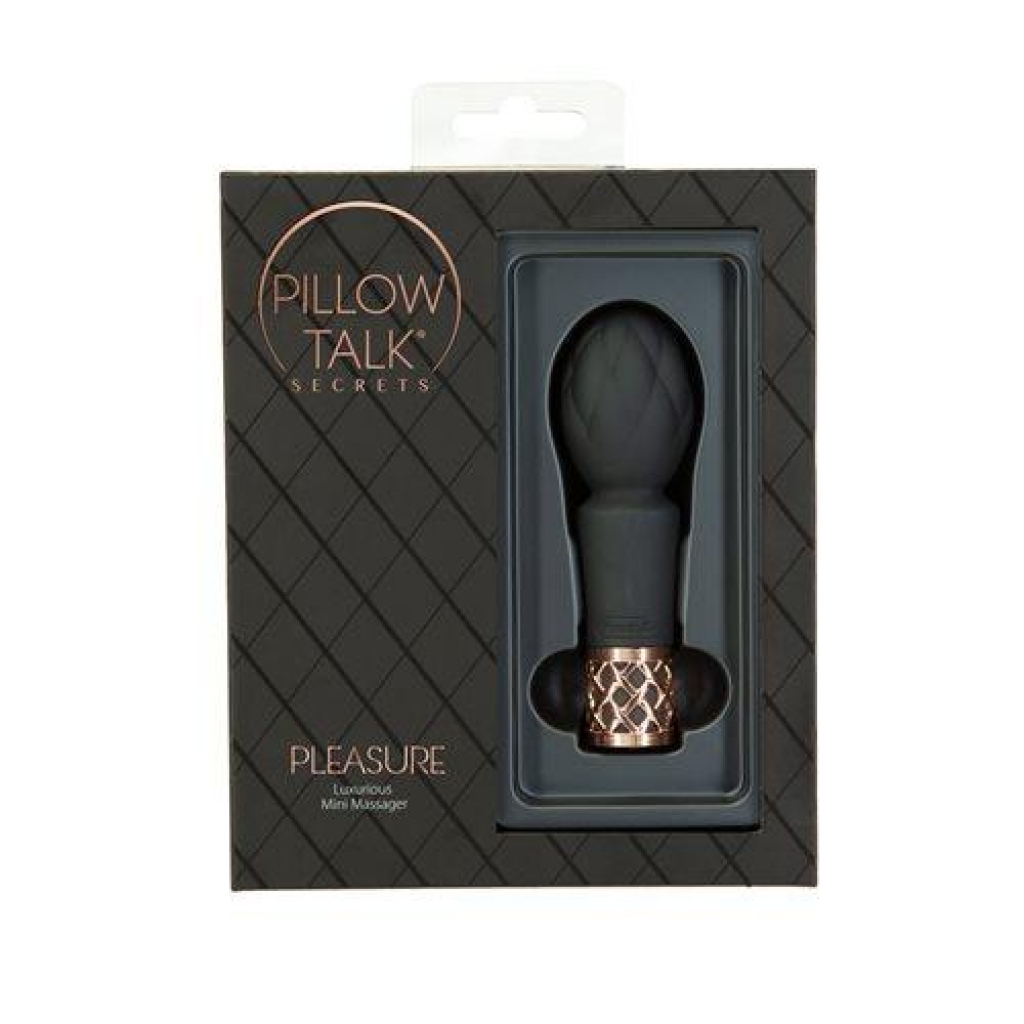 Pillow Talk Secrets Pleasure Wand - Black