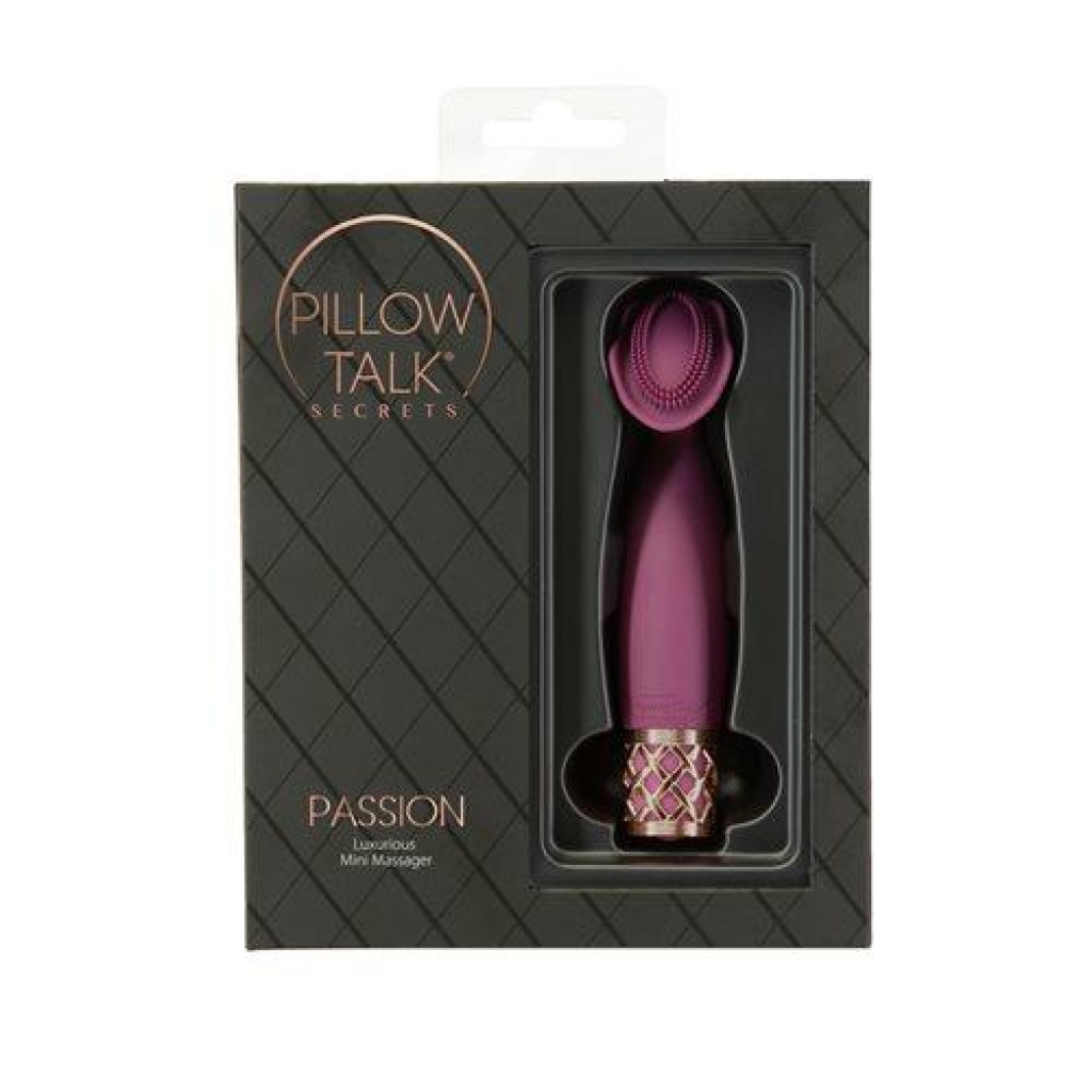 Pillow Talk Secrets Passion Massager – Wine