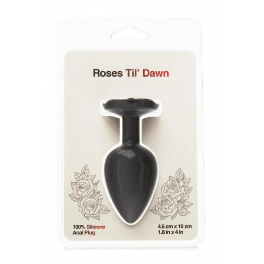 Roses Til Dawn Large Silicone Anal Plug