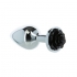 Lux Active Black Rose Metal Butt Plug – Medium