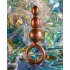 Anal Adventures Matrix Beaded Loop Plug - Copper