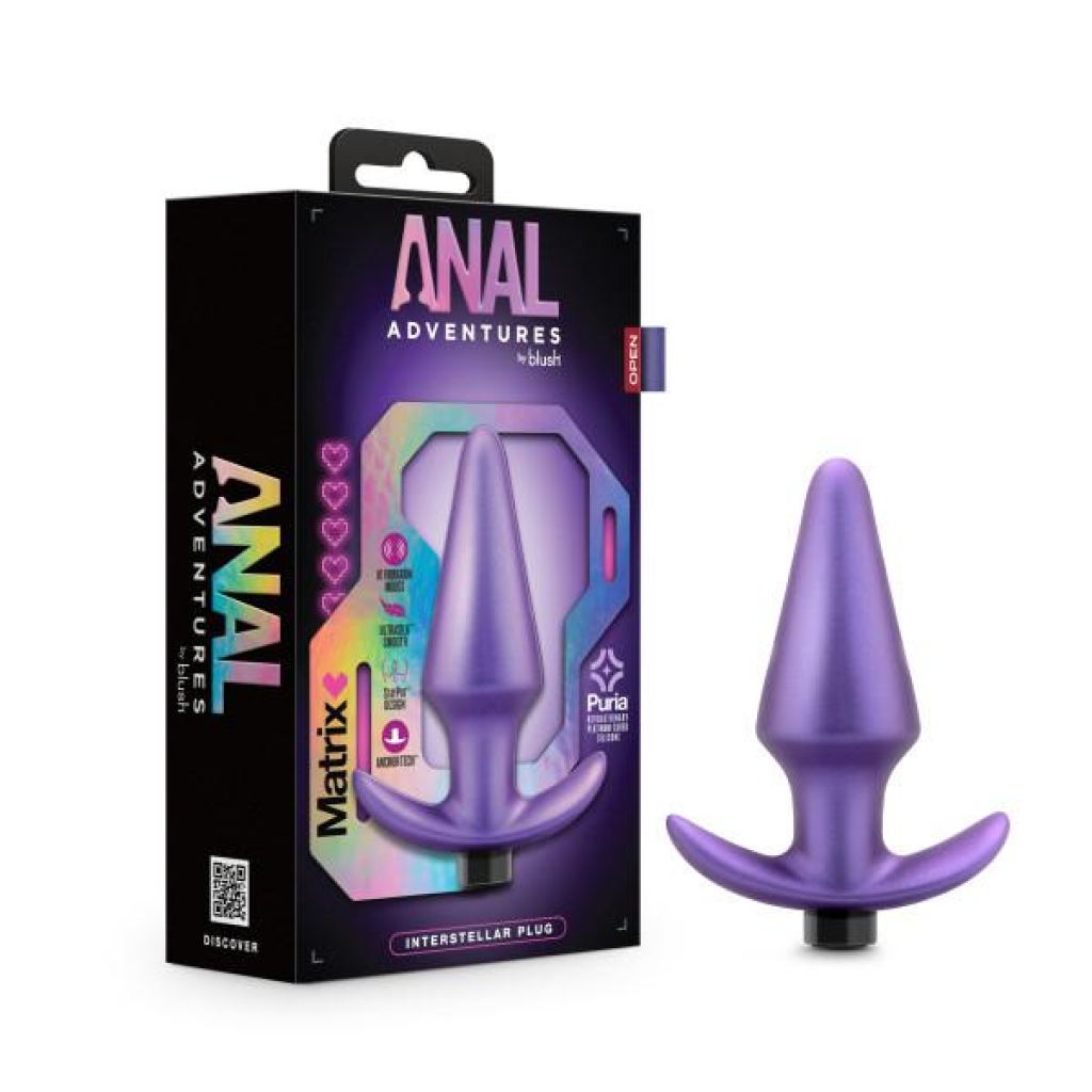 Anal Adventures Matrix Plug - Interstellar Astro Violet