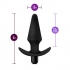 Anal Adventures Vibrating Plug - Black