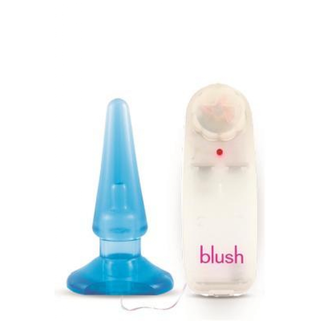 Basic Vibrating Anal Pleaser Plug - Blue