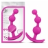 Luxe Be Me 3 Fuschia Anal Beads