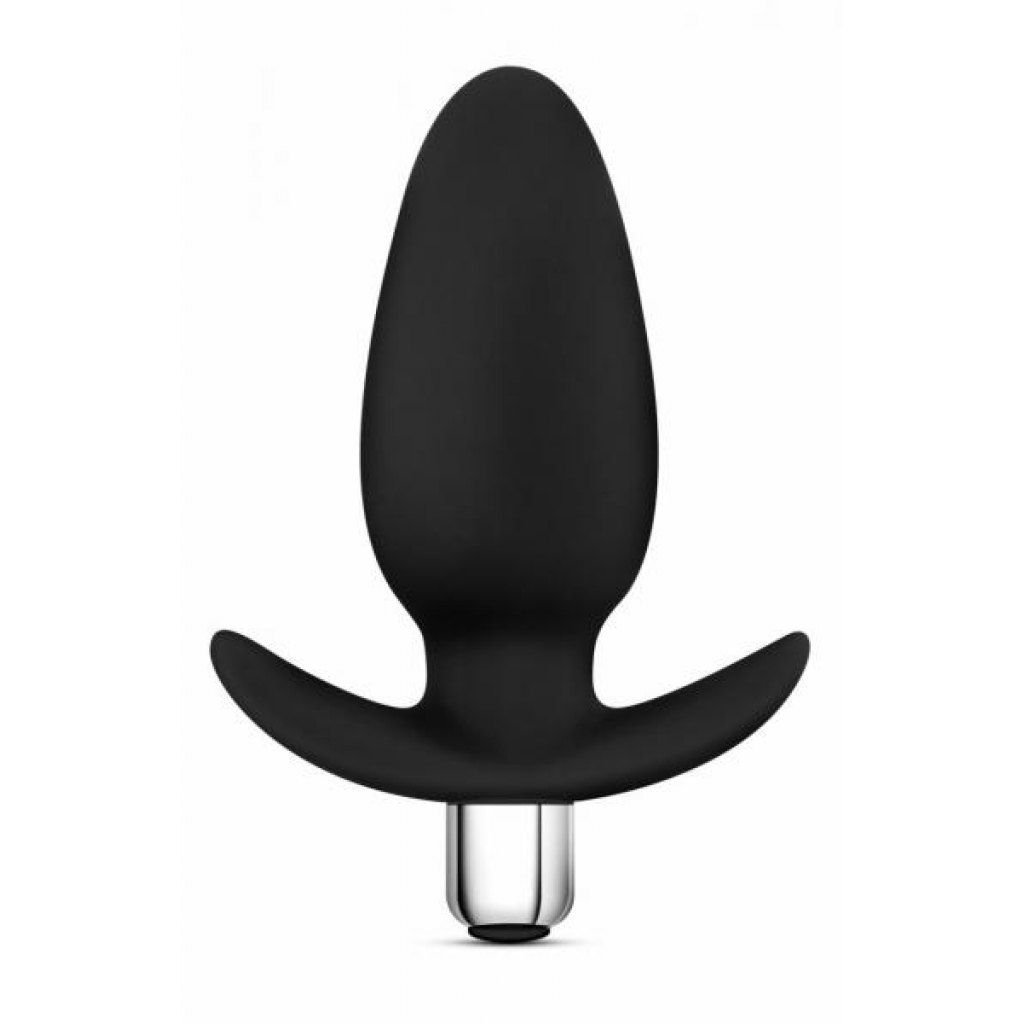 Luxe Little Thumper Vibrating Plug - Black