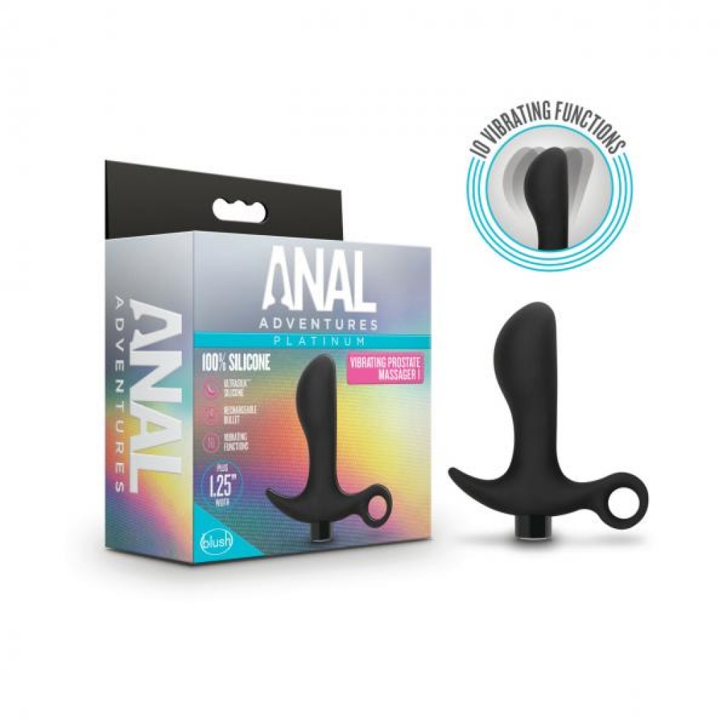 Platinum Silicone Vibrating Prostate Massager