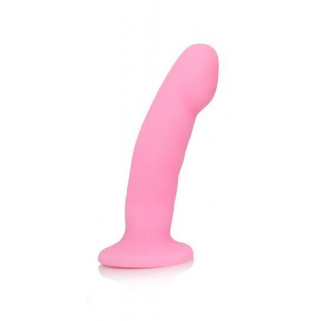 Luxe Cici Pure Silicone Pink Dildo