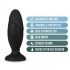 Anal Adventures Platinum Silicone Rocket Plug - Black