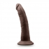 Au Naturel Jack 7 Inch Dildo - Chocolate