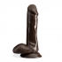 Dr. Skin Plus 6in Poseable Dildo - Chocolate