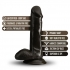 Dr. Skin Plus 6in Poseable Dildo - Chocolate