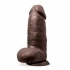 Au Naturel Chub 10in Dildo - Chocolate