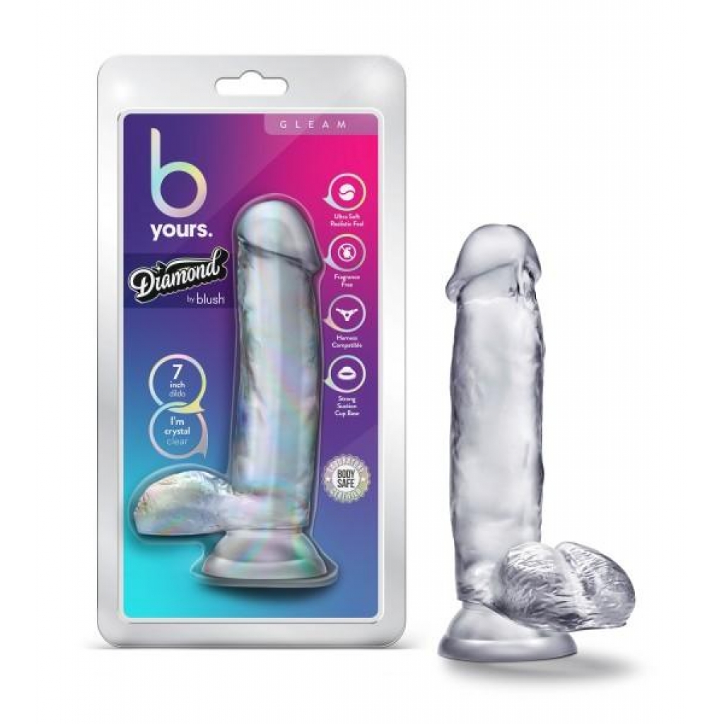 B Yours Diamond Gleam Clear Dildo