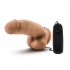 MMA Fighter Vibrating Realistic Penis - Mocha