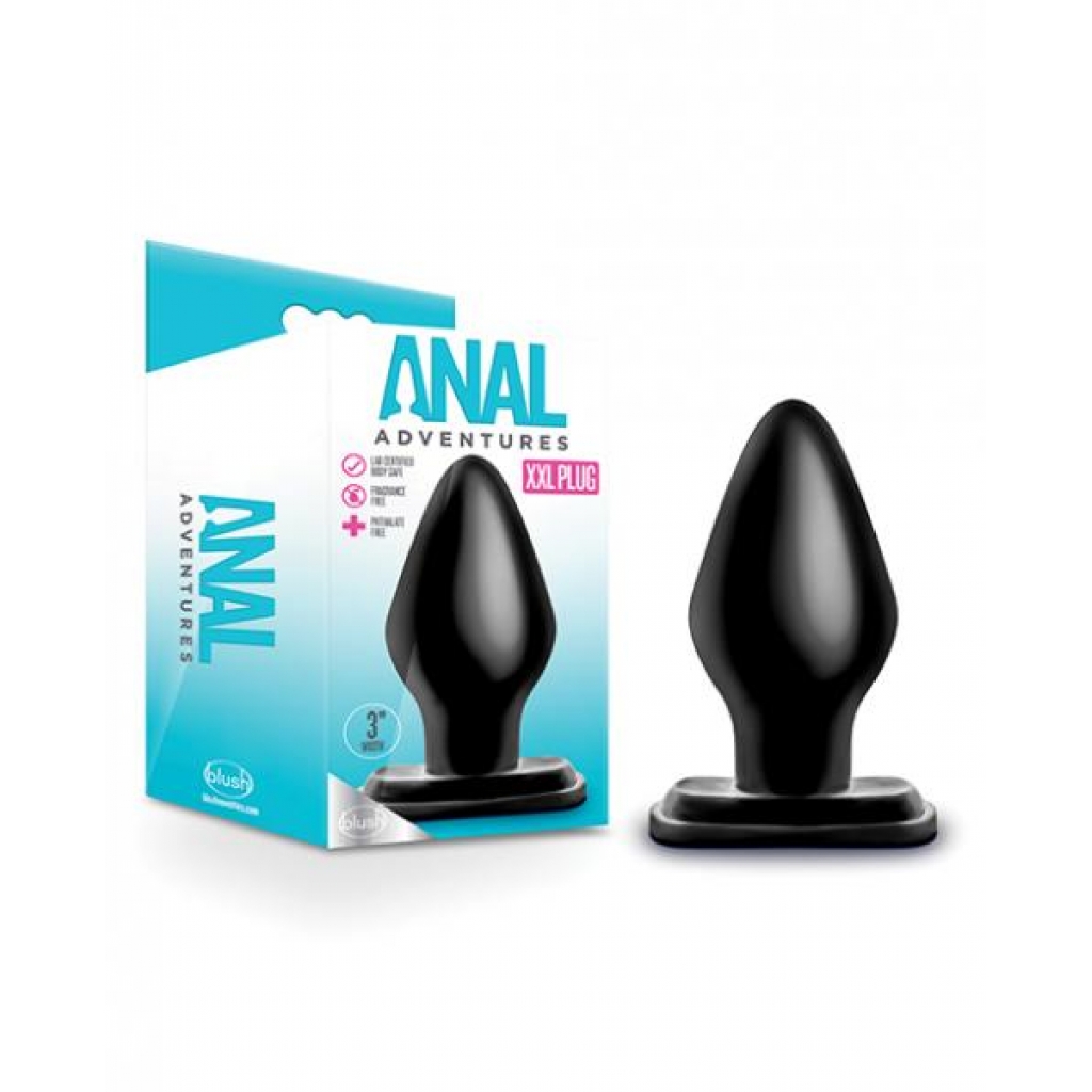 Anal Adventures XXL Plug - Black