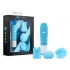 Revitalize Massage Kit with 3 Silicone Attachments - Blue