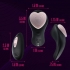 Temptasia Heartbeat Panty Vibe with Remote - Pink