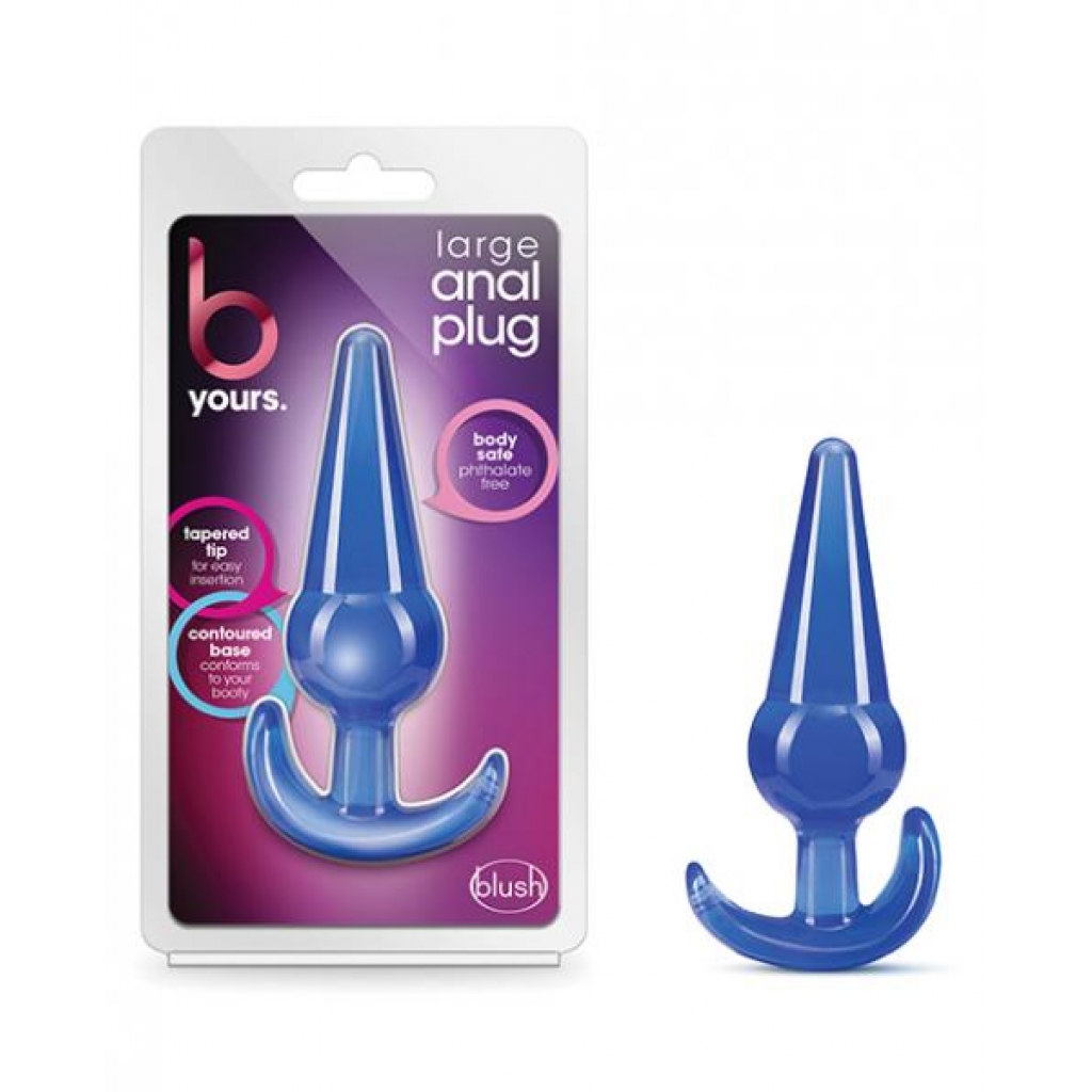 B Yours Large Anal Plug - Blue