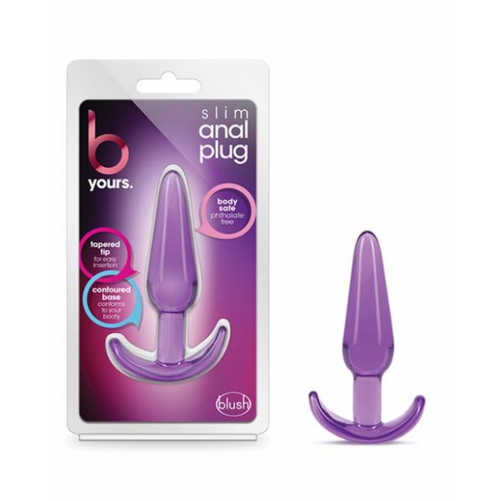 B Yours Slim Anal Plug - Purple