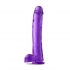 B Yours Plus Hefty N Hung Dildo - Purple