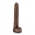 Au Naturel Daddy 14 inches Dildo - Chocolate Brown