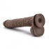 Au Naturel Daddy 14 inches Dildo - Chocolate Brown