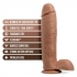 Au Naturel Huge 10in Dildo - Mocha