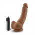 The Boxer 9-Inch Vibrating Realistic Penis - Brown