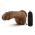 The Boxer 9-Inch Vibrating Realistic Penis - Brown