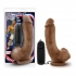 The Boxer 9-Inch Vibrating Realistic Penis - Brown