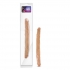 B Yours 14 Inches Double Dildo - Latin Tan