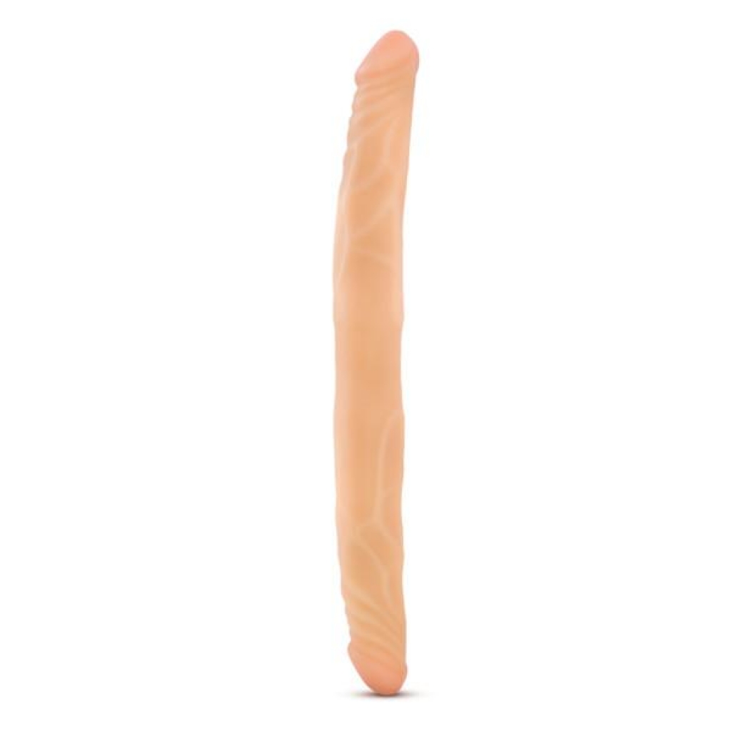 B Yours 14 Inches Double Dildo - Beige