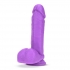 Neo Dual Density Dildo - 8in Neon Purple