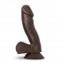 Au Naturel Troy 6in Dildo - Chocolate