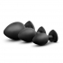 Bling Plugs Training Kit - Black with White Gems