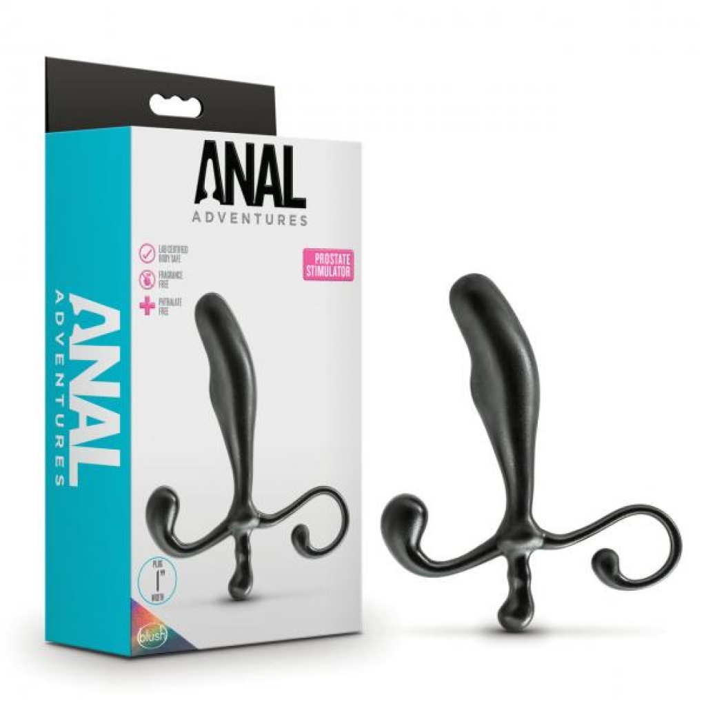 Anal Adventures Prostate Stimulator - Black