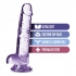 Naturally Yours 7 Inch Amethyst Crystalline Dildo