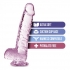 Naturally Yours 6 inches Rose Crystalline Dildo