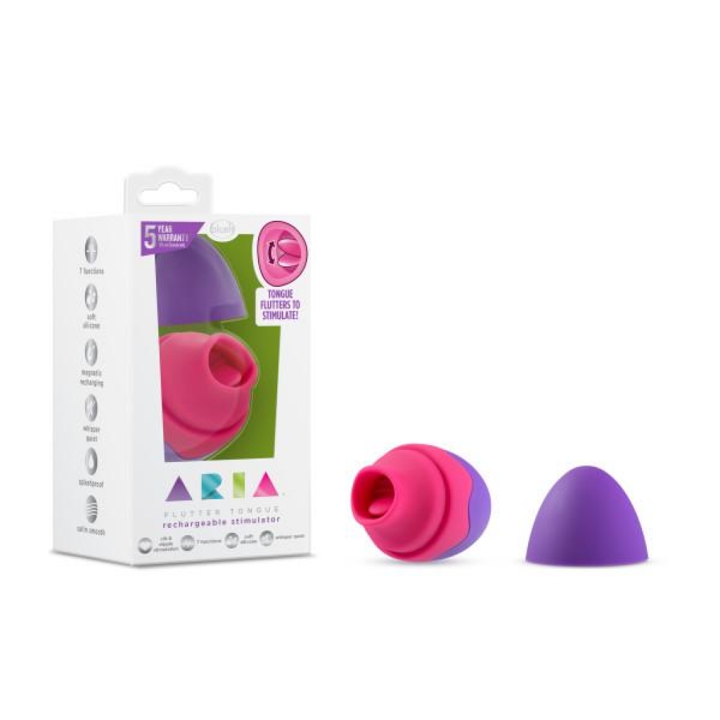 Aria Flutter Tongue Vibrator - Purple