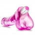 Naturally Yours Vibrating Ding Dong - Pink Dildo