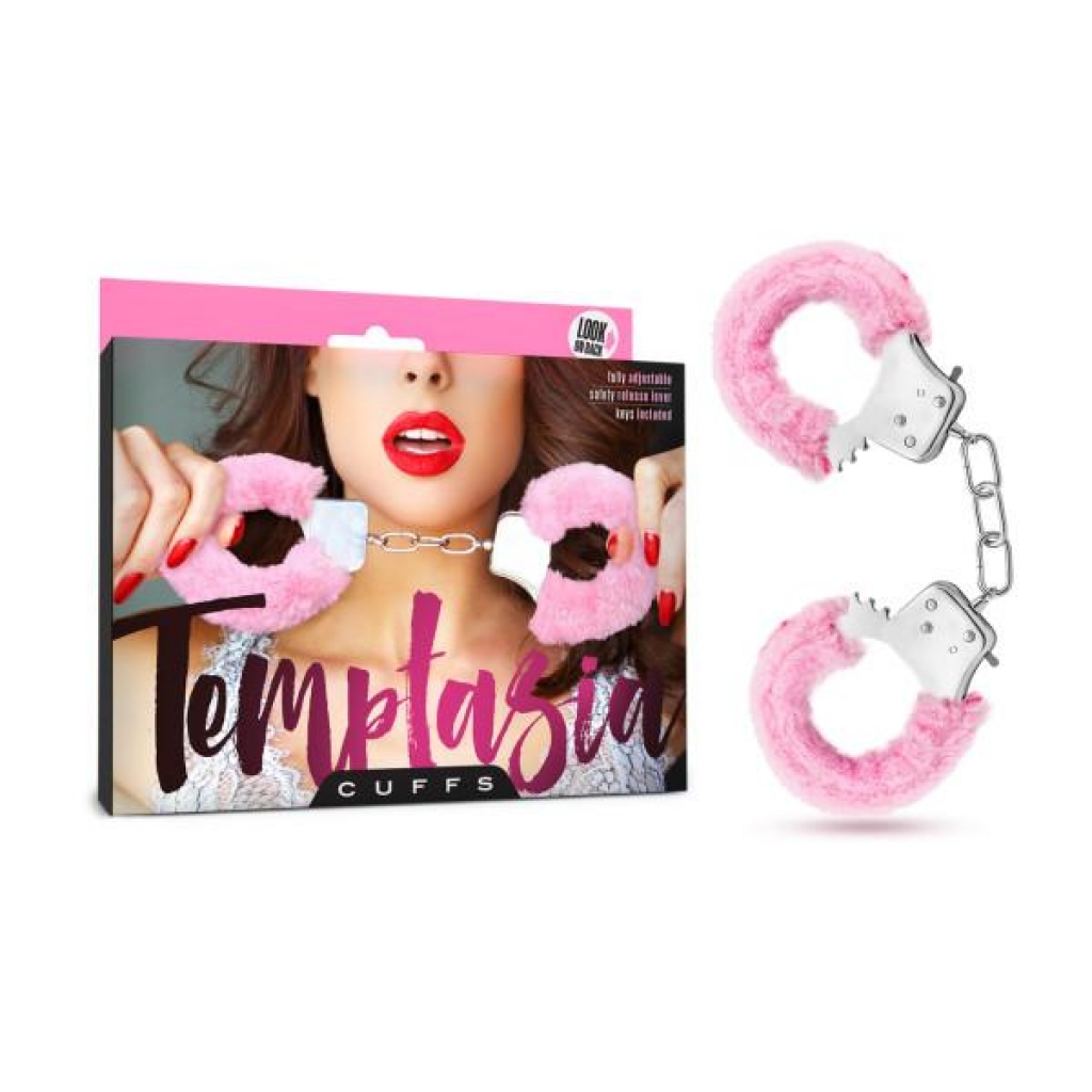 Temptasia Furry Pink Cuffs - Playful Restraint