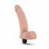 X5 Vibrating Basic 5 Dildo with Balls - Beige