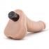 X5 Vibrating Basic 5 Dildo with Balls - Beige