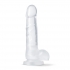 B Yours Diamond Quartz Realistic Dildo - Clear