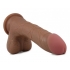 X5 Grinder Latin Realistic Dildo Brown