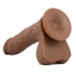 X5 Grinder Latin Realistic Dildo Brown