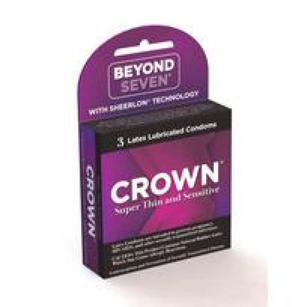 Crown Latex Condoms - 3 Pack