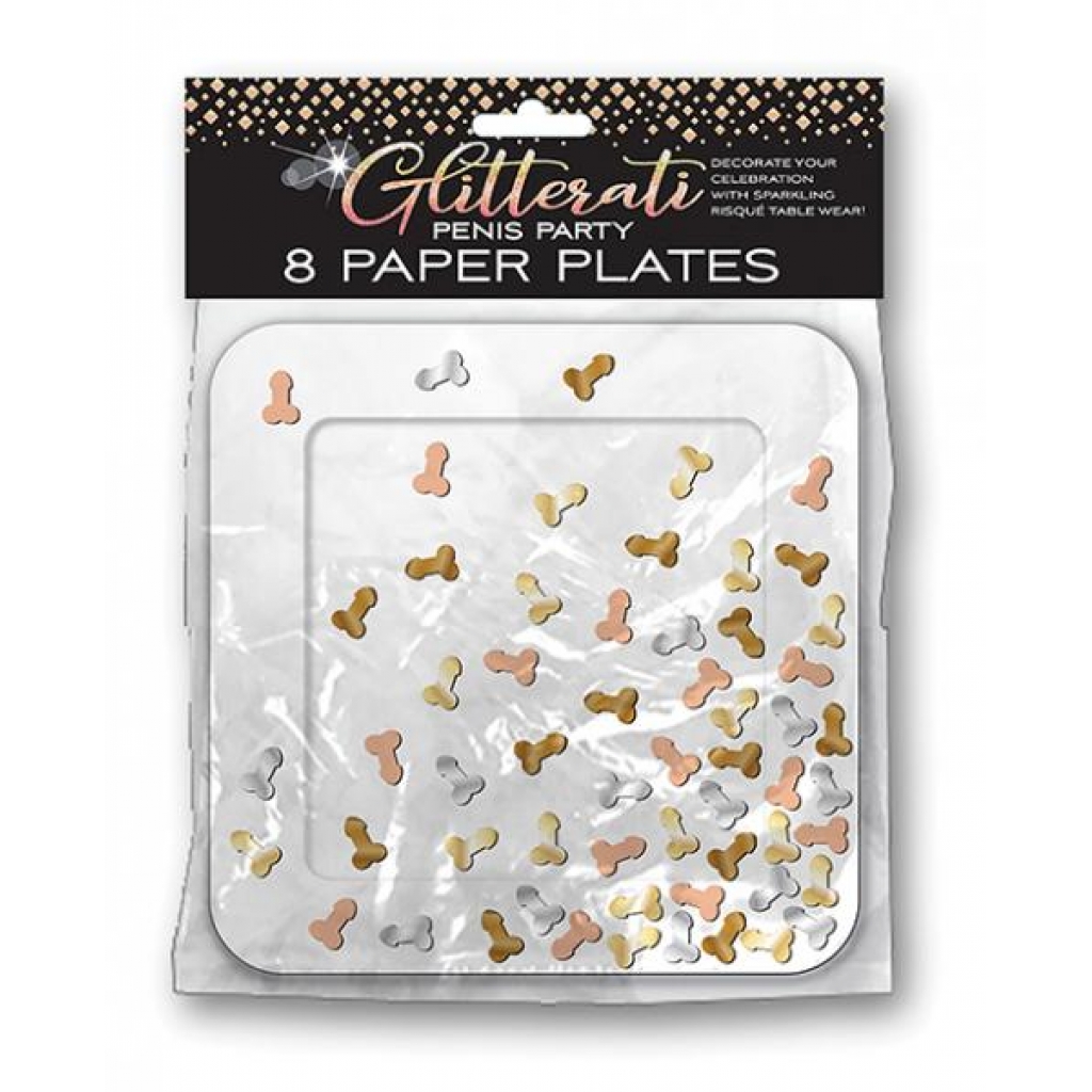 Glitterati Plates - Set of 8