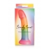 Simply Sweet 6.5in Phallic Rainbow Dildo